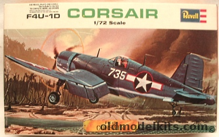 Revell 1/72 Vought F4U-1D Corsair - (F4U1D), H625 plastic model kit